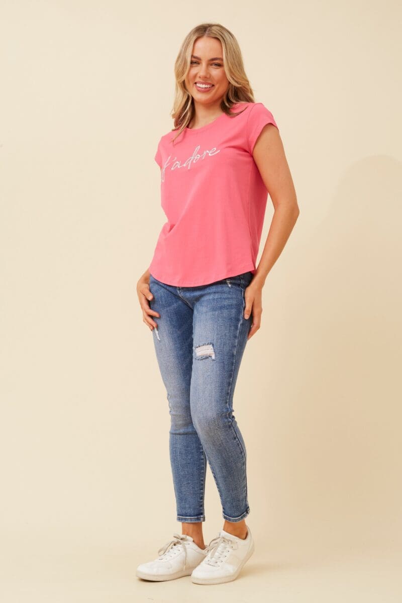 Jadore Tee – Wildrose - Image 2