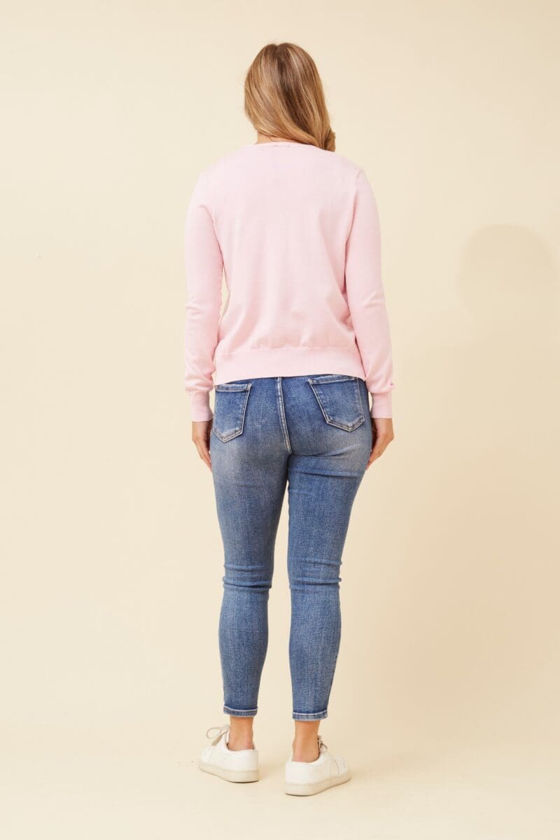 Clarissa Cardigan - Baby Pink - Image 5