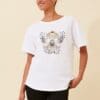 Bindi Graphic Tee - White - Image 2