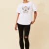 Bindi Graphic Tee - White - Image 3