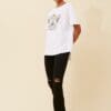 Bindi Graphic Tee - White - Image 5
