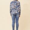 Leo Patchwork Blouse - Blue - Image 3
