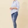Bailey Solid Shirt - Skylight - Image 3