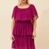 Samica Off-Shoulder Dress - Orchid - Image 5