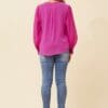 Waverly Pleated Blouse - Orchid - Image 4