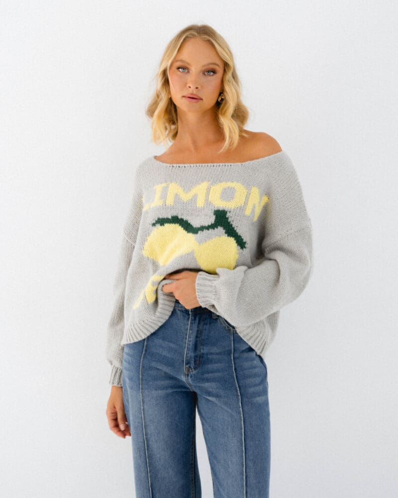 Limoncello Knit - Grey - Image 16