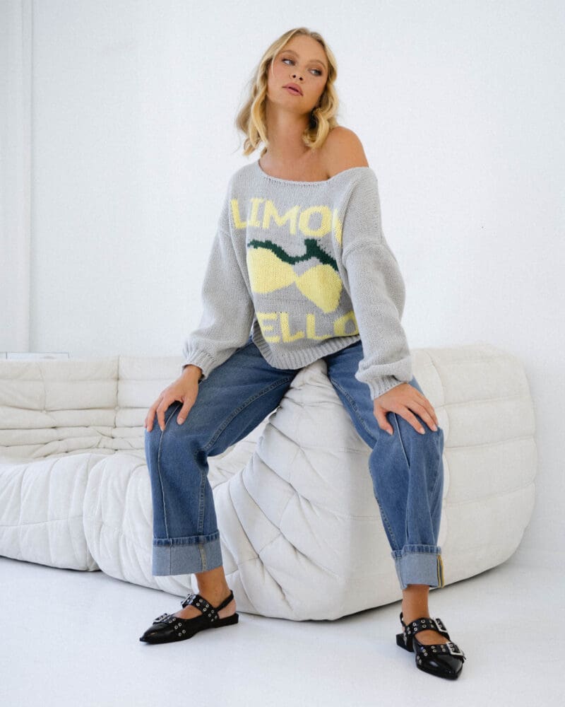 Limoncello Knit - Grey - Image 5