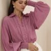 Maia Blouse - Mauve - Image 2