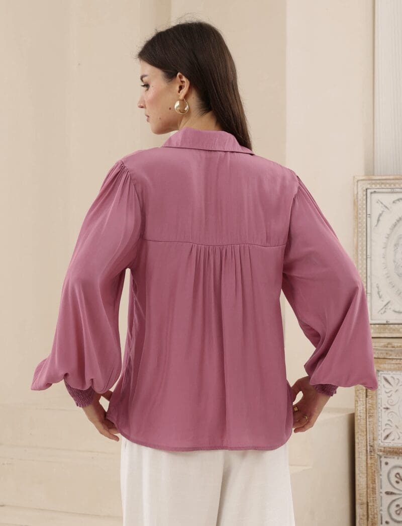 Maia Blouse - Mauve - Image 3