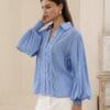 Maia Blouse - Blue - Image 2