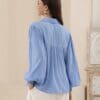 Maia Blouse - Blue - Image 3