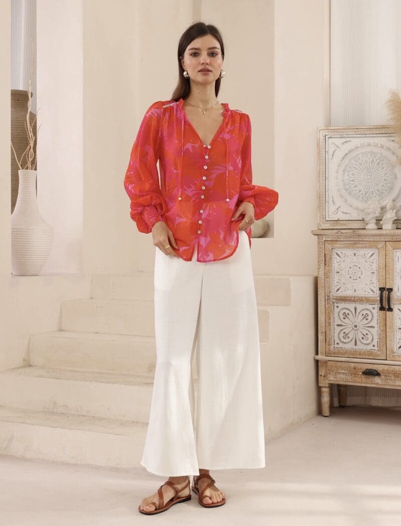 Elysia Blouse - Sunset - Image 2