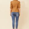 Milos Solid Blazer - Tobacco - Image 5