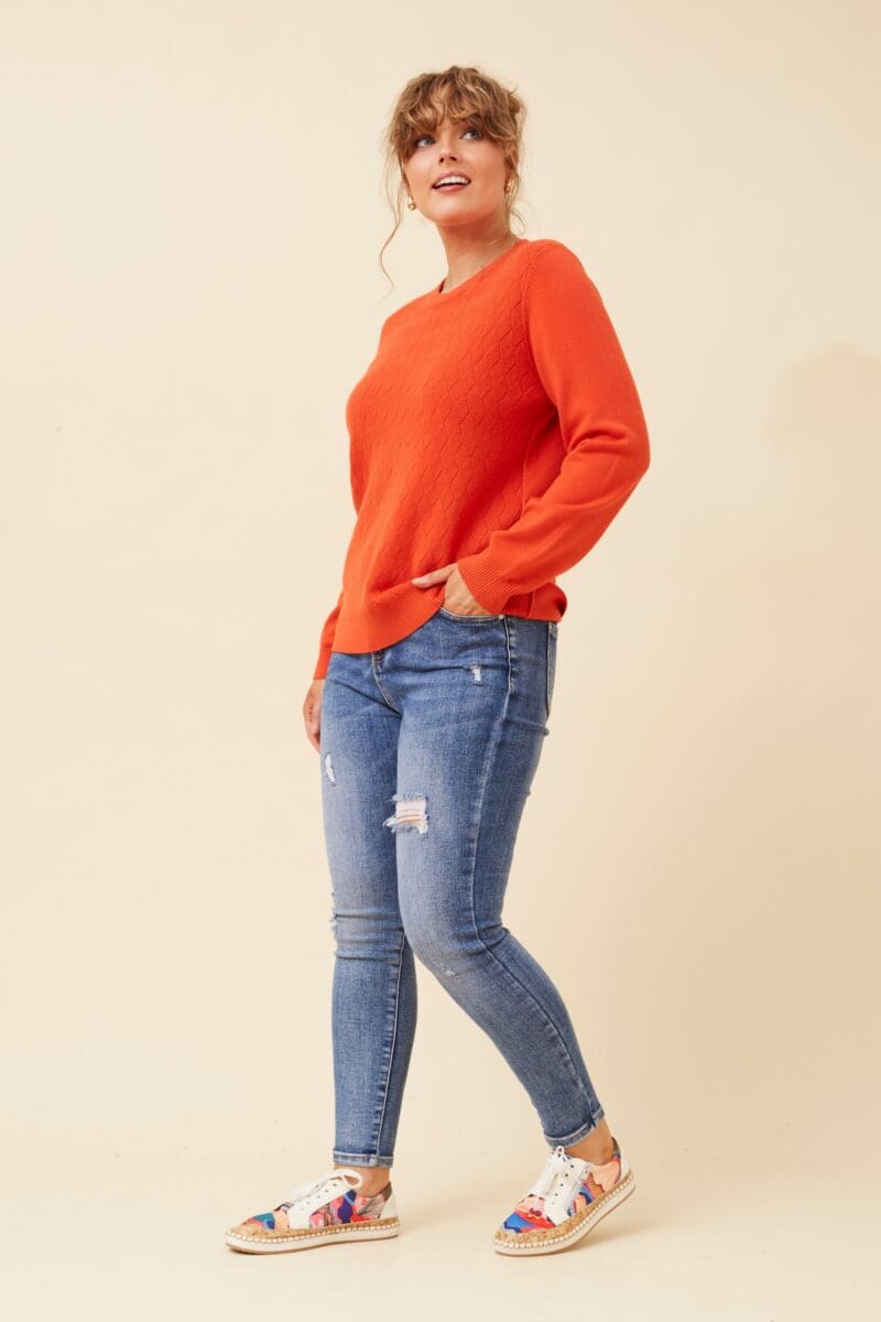 Bobby Knit - Burnt Orange - Image 2