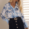 China Doll Blouse - Ètre Là Azure
