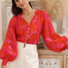 Elysia Blouse - Sunset