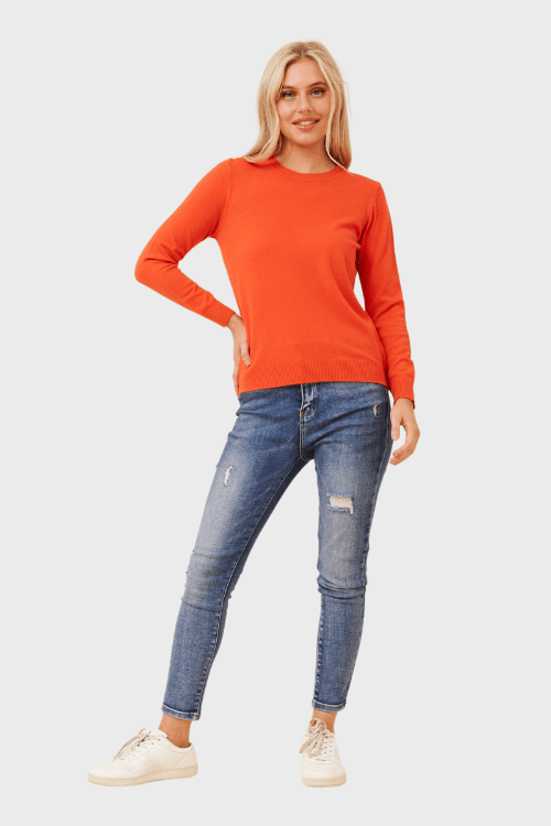 Mira Knit - Burnt Orange