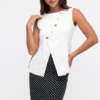 Montana Vest Blouse - White