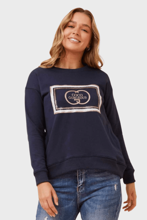 Coco Gorgeous Sweater - Navy