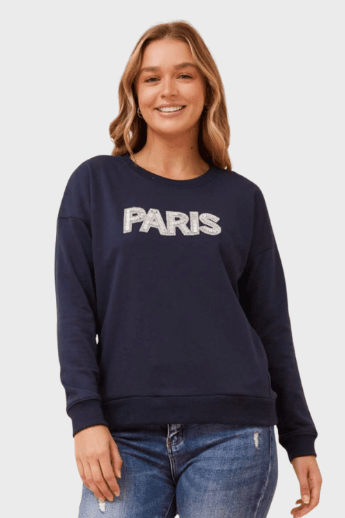 Paris Sweater - Navy
