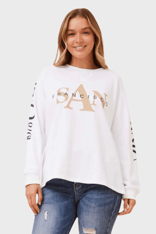 San Francisco Sweater - White