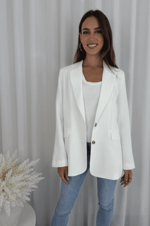 Ariana Blazer - White