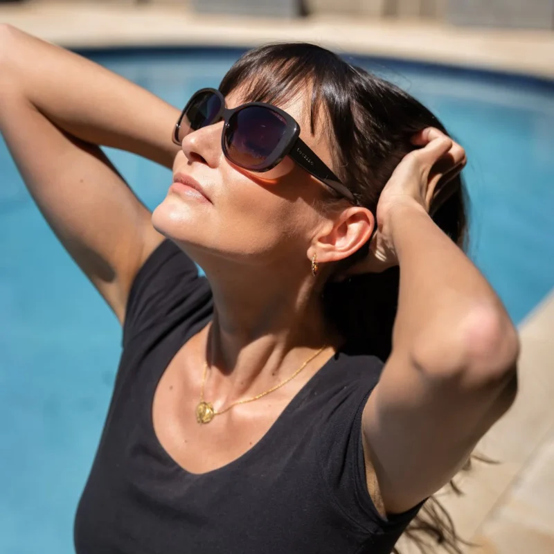 Franca Sunnies - Crystal Brown - Image 2