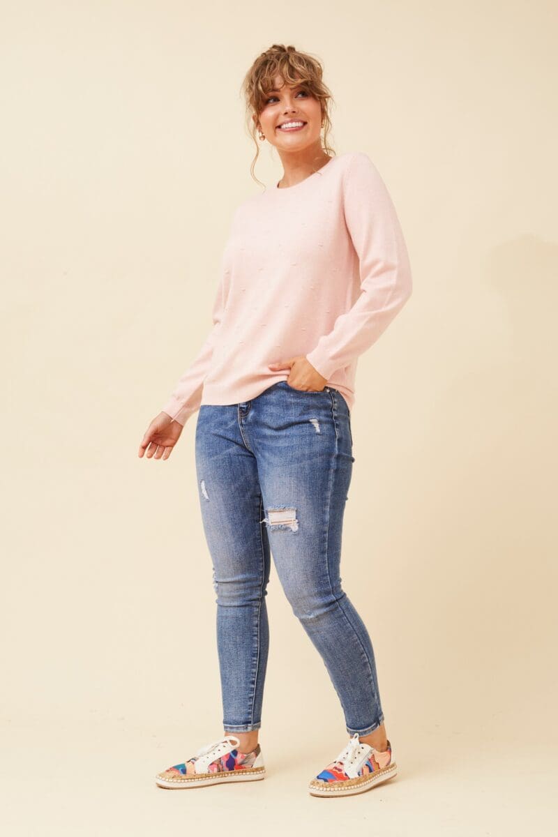 Alysha Knit - Baby Pink - Image 3