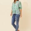 Aspen Top - Paisley Green - Image 3