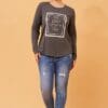 Coco Paris Jersey - Grey - Image 2