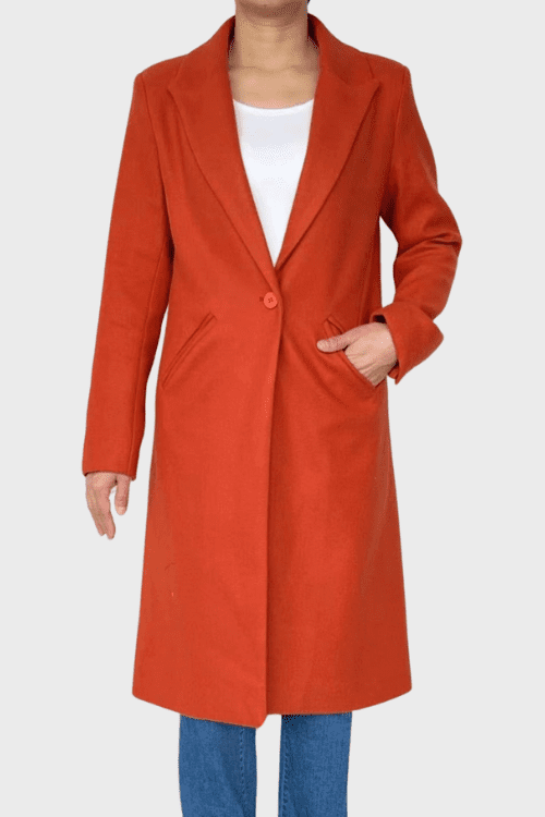 Abigail Coat - Orange