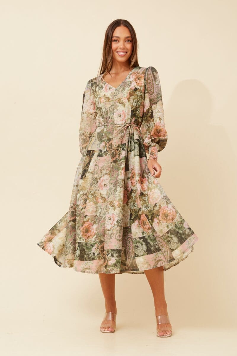 Janae Floral Midi Dress - Image 2
