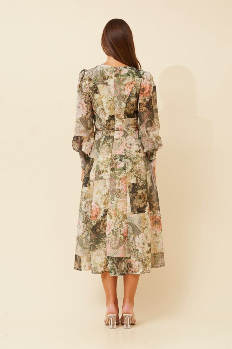 Janae Floral Midi Dress - Image 4