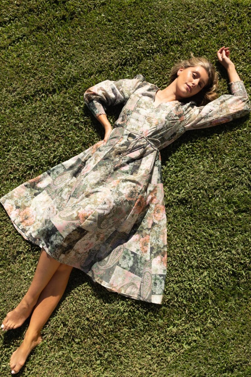Janae Floral Midi Dress - Image 5