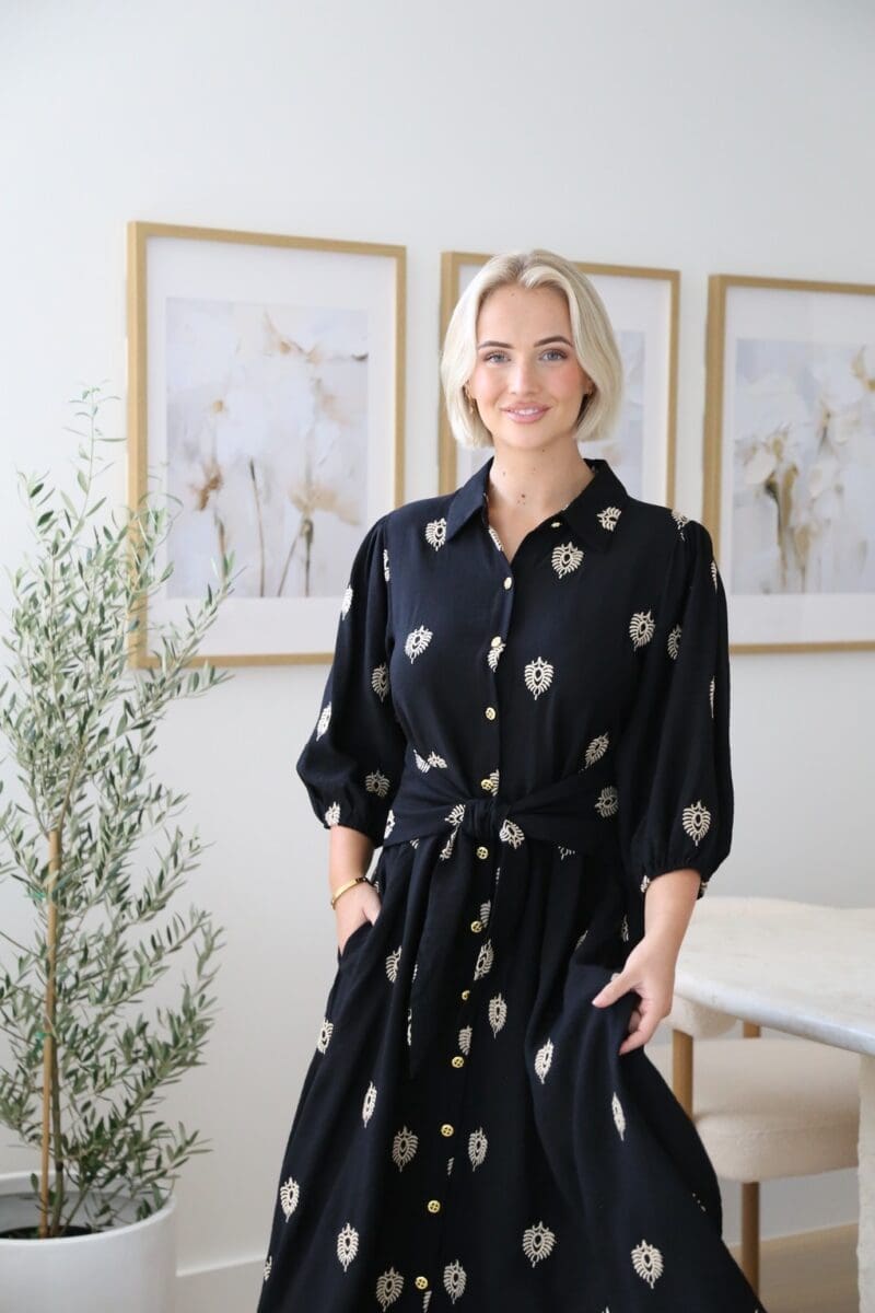 Rita Dress - Black - Image 2