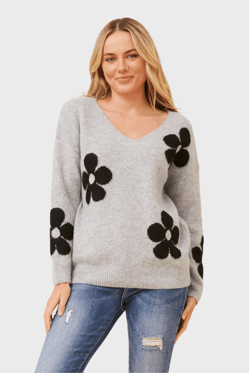 Parson Daisy Knit - Grey