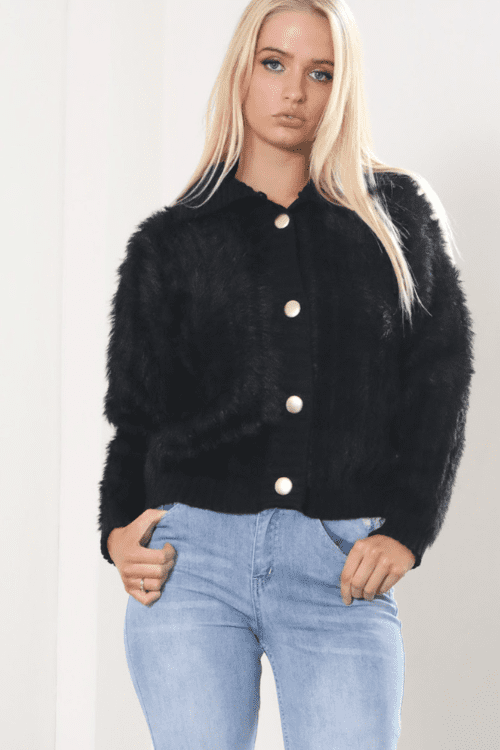 Shaggy Cardi 2.0 - Black