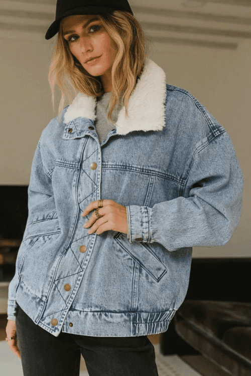 Dani Denim Sherpa Jacket