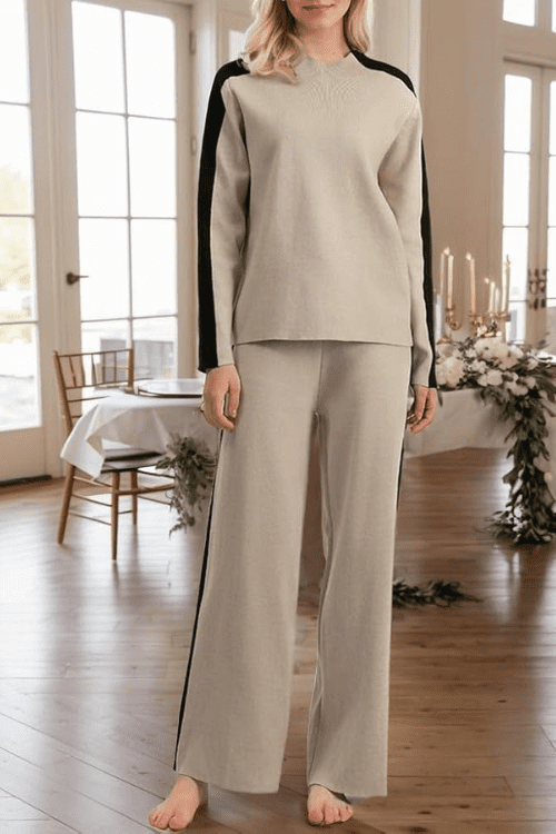 Alanah Set - Beige / Black