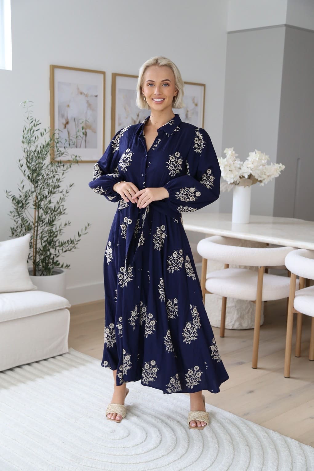 Juliette Maxi - Navy - Image 3