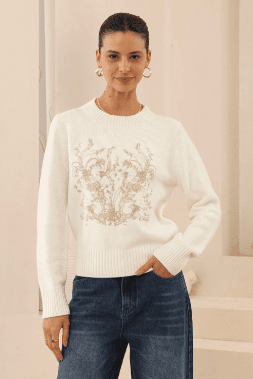 Colette Knit - White