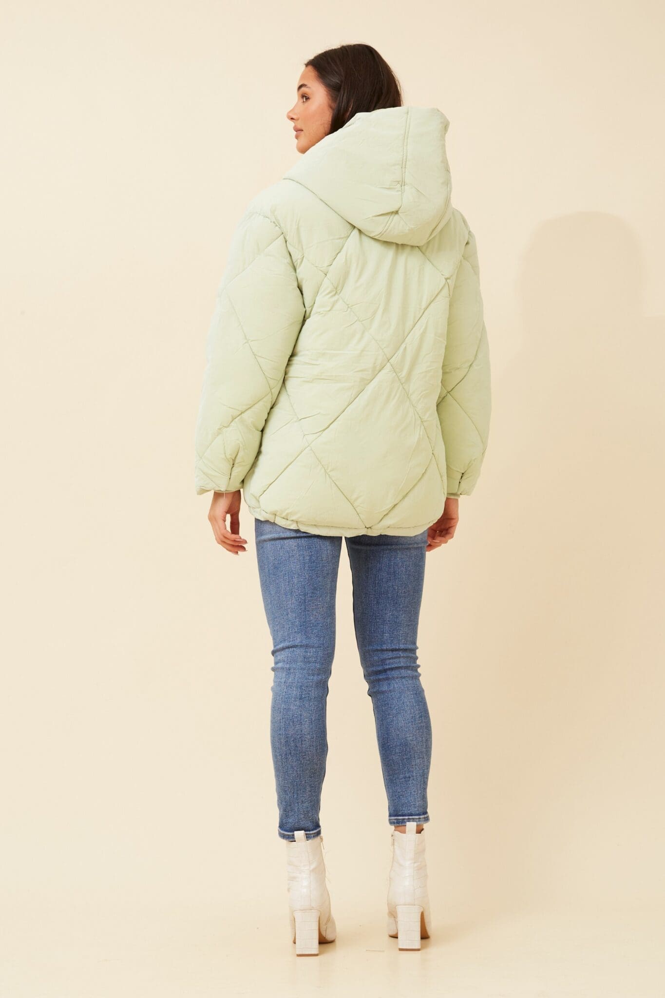 Vinelle Puffer Jacket - Mint - Image 5