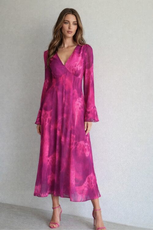 Kiera Dress - Horizon Pink