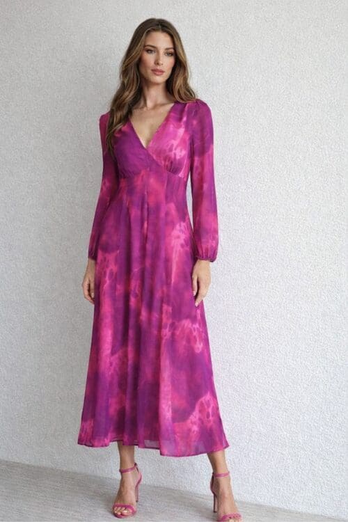 Kiera Dress - Horizon Pink