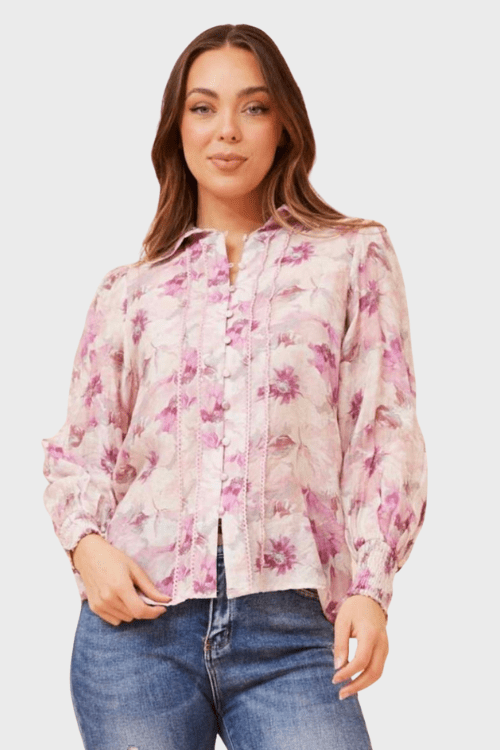 Lea Blouse - Purple