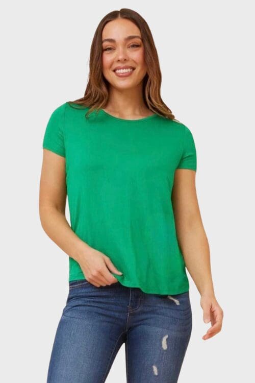 Bethany Basic Tee - Green