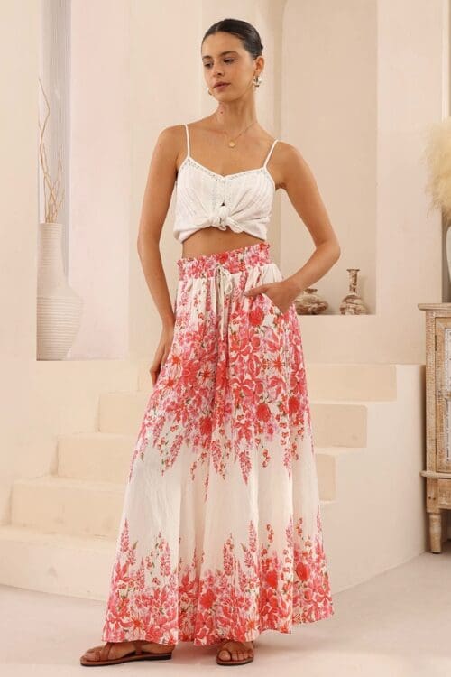 Stella Pants - Scarlett Floral