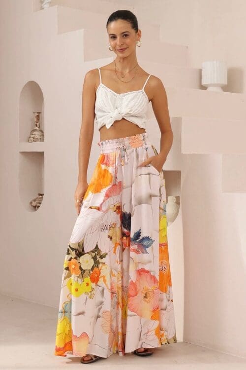 Watercolour Paradise Pants