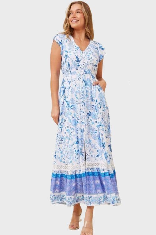 Lucile Maxi - Blue
