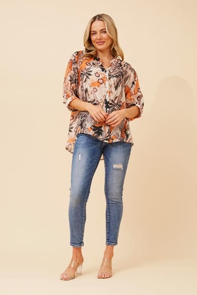 Aspen Top - Orange Forest - Image 2